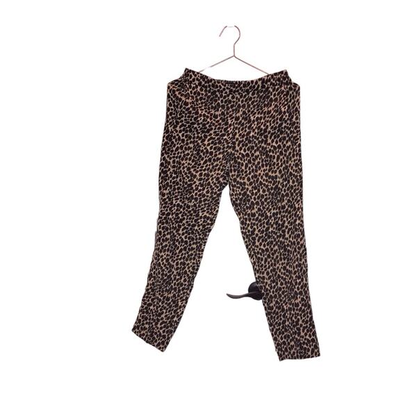 J.Crew Factory Animal Print Pull-On Jamie Pants - Size 2 - Picture 1 of 5